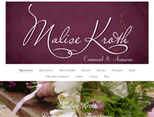 Tablet Screenshot of cerimonialistamalisekroth.com.br